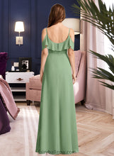 Load image into Gallery viewer, EmeryPiper A-Line V-neck Asymmetrical Bridesmaid Dress With Split Front XXCP0013109