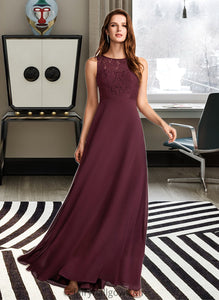 Daniela A-Line Floor-Length Bridesmaid Dress XXCP0013118