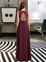 Load image into Gallery viewer, Daniela A-Line Floor-Length Bridesmaid Dress XXCP0013118