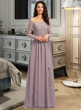 Load image into Gallery viewer, Florence A-Line Off-the-Shoulder Floor-Length Bridesmaid Dress XXCP0013200