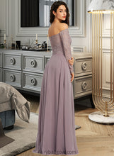 Load image into Gallery viewer, Florence A-Line Off-the-Shoulder Floor-Length Bridesmaid Dress XXCP0013200