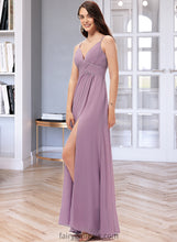 Load image into Gallery viewer, Britney A-Line Sweetheart Floor-Length Chiffon Bridesmaid Dress XXCP0013225