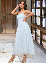 Load image into Gallery viewer, Mayra A-LineSquareNecklineAnkle-LengthBridesmaidDress#273653 XXCP0013262