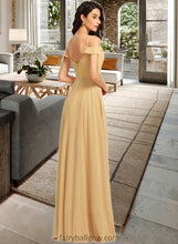 Load image into Gallery viewer, Marely A-Line V-neck Floor-Length Bridesmaid Dress XXCP0013265