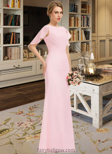 Mckenna A-Line Scoop Neck Floor-Length Chiffon Bridesmaid Dress With Cascading Ruffles XXCP0013269