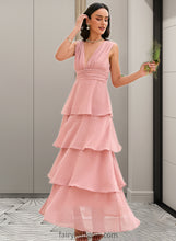 Load image into Gallery viewer, Judy A-LineV-neckAnkle-LengthBridesmaidDress#273660 XXCP0013272