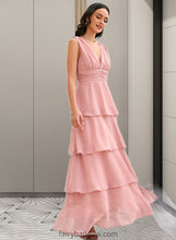 Load image into Gallery viewer, Judy A-LineV-neckAnkle-LengthBridesmaidDress#273660 XXCP0013272