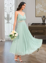 Load image into Gallery viewer, Jamiya A-LineV-neckAnkle-LengthBridesmaidDress#273652 XXCP0013283