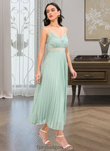 Load image into Gallery viewer, Jamiya A-LineV-neckAnkle-LengthBridesmaidDress#273652 XXCP0013283