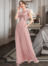 Load image into Gallery viewer, Hillary A-Line Scoop Neck Floor-Length Bridesmaid Dress With Sequins Split Front XXCP0013286