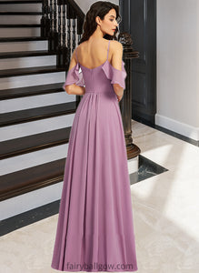 Lucinda A-Line Scoop Neck Floor-Length Bridesmaid Dress With Pockets XXCP0013287