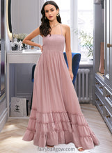 Load image into Gallery viewer, India A-LineSquareNecklineFloor-LengthBridesmaidDress#273611 XXCP0013300