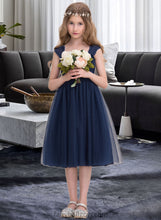 Load image into Gallery viewer, Amaya Empire Sweetheart Knee-Length Tulle Junior Bridesmaid Dress With Ruffle XXCP0013590