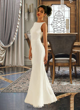 Load image into Gallery viewer, Madilyn Trumpet/Mermaid Scoop Neck Floor-Length Wedding Dress XXCP0013727