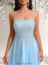 Load image into Gallery viewer, Melody A-line Scoop Short Tulle Sequin Homecoming Dress With Sequins Beading XXCP0025706