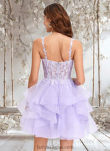 Load image into Gallery viewer, Henrietta Ball-Gown/Princess Sweetheart Short Tulle Homecoming Dress XXCP0025677