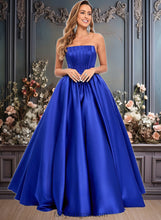 Load image into Gallery viewer, Hailee Ball-Gown/Princess Straight Floor-Length Satin Prom Dresses XXCP0025831