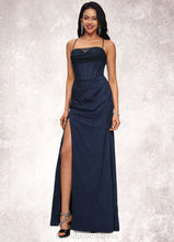 Load image into Gallery viewer, Ginny Sheath/Column Sweetheart Floor-Length Tulle Prom Dresses XXCP0022202