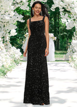 Load image into Gallery viewer, Juliette Sheath/Column Scoop Floor-Length Sequin Prom Dresses XXCP0022228