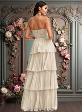 Load image into Gallery viewer, Christine A-line Sweetheart Floor-Length Chiffon Bridesmaid Dress XXCP0025762