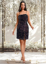 Load image into Gallery viewer, Anabel Bodycon Straight Short Sequin Homecoming Dress XXCP0025685