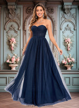 Load image into Gallery viewer, Aisha Ball-Gown/Princess Sweetheart Sweep Train Tulle Prom Dresses With Beading Sequins XXCP0025848