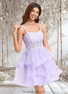 Henrietta Ball-Gown/Princess Sweetheart Short Tulle Homecoming Dress XXCP0025677