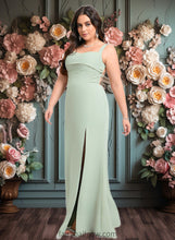 Load image into Gallery viewer, Isis Trumpet/Mermaid Square Floor-Length Chiffon Bridesmaid Dress XXCP0025808