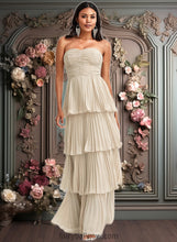 Load image into Gallery viewer, Christine A-line Sweetheart Floor-Length Chiffon Bridesmaid Dress XXCP0025762