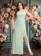 Load image into Gallery viewer, Isis Trumpet/Mermaid Square Floor-Length Chiffon Bridesmaid Dress XXCP0025808