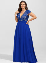 Load image into Gallery viewer, Floor-Length Prom Dresses Hayley V-neck Lace A-Line Chiffon