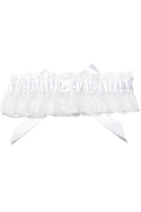 Elegant Organza With Rhinestone Wedding Garters