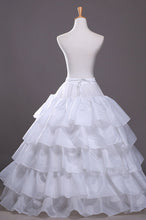 Load image into Gallery viewer, Women Floor-Length 5 Tiers Petticoats #1050