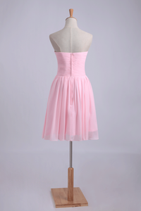 2024 New Arrival Homecoming Dress Sweetheart Short/Mini Ruffled